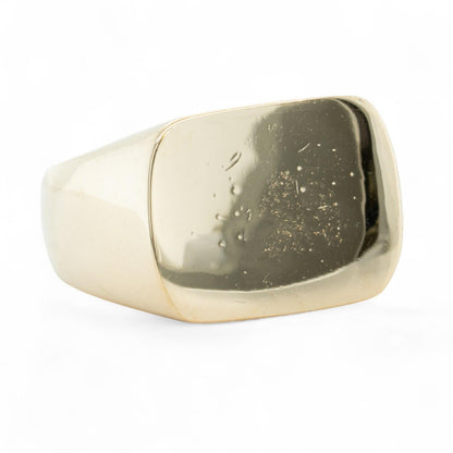 Tiffany & Co. Schlumberger 18k Yellow Gold Signet Ring 17.6g NO MONO sz7 VINTAGE