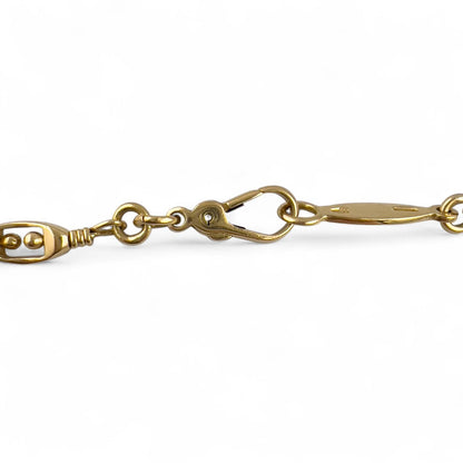 Marcus Co. 18k Yellow Gold Fancy Designer Link Necklace 24" 46.3g 5.50mm ITALY