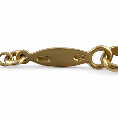 Marcus Co. 18k Yellow Gold Fancy Designer Link Necklace 24" 46.3g 5.50mm ITALY