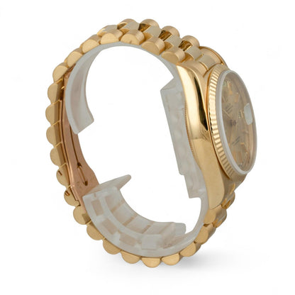 1979 Rolex Day-Date President 18038 Champagne 18k Yellow Gold 36mm Watch w/ BOX