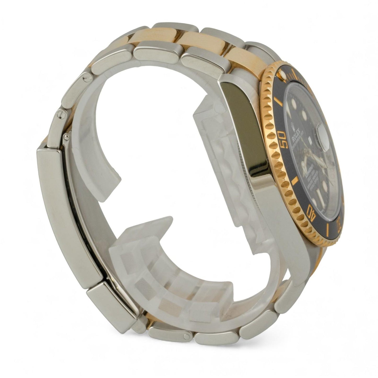 Rolex Submariner 18k Gold & Stainless Steel Black 40mm 116613 LN BOX + RECEIPT