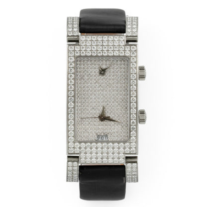 Jacob & Co. Angel JC-A23 Diamond Dial & Bezel Steel 25mm x 55mm Ladies' Watch