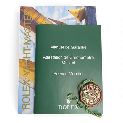 Rolex Yacht-Master YM1 Silver Dial Platinum Stainless Steel 40mm 16622 BOX + TAG