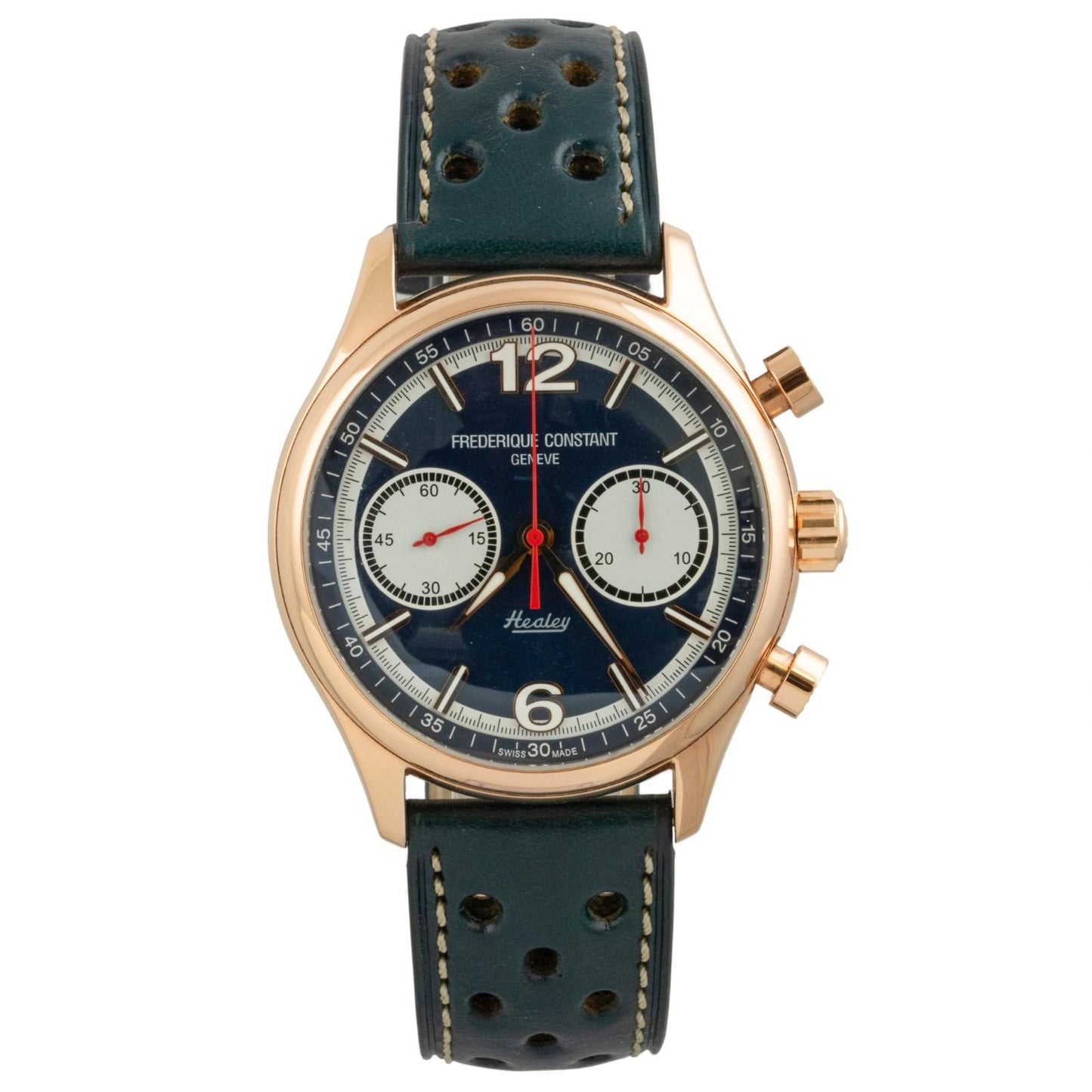 Frederique Constant Vintage Rally Healy 397HN5B4 Rose Gold-Tone 42mm BOX PAPERS