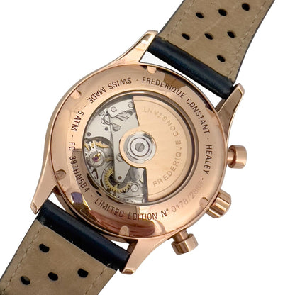 Frederique Constant Vintage Rally Healy 397HN5B4 Rose Gold-Tone 42mm BOX PAPERS