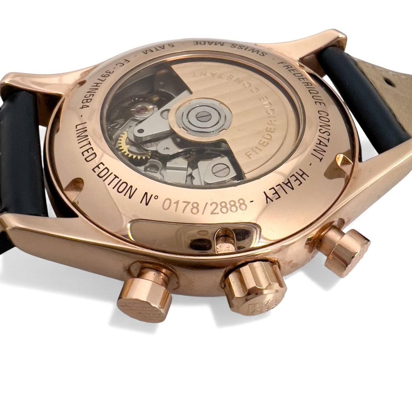 Frederique Constant Vintage Rally Healy 397HN5B4 Rose Gold-Tone 42mm BOX PAPERS