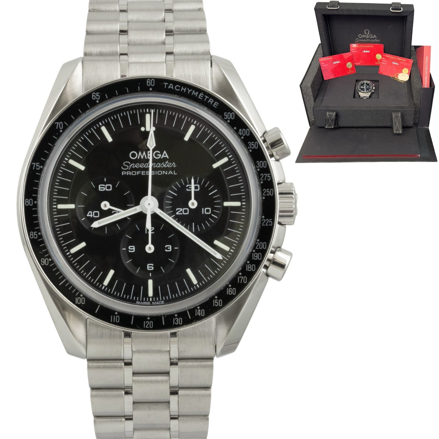 Omega Speedmaster Pro Chronograph 310.30.42.50.01.002 42mm Watch BOX + PAPERS