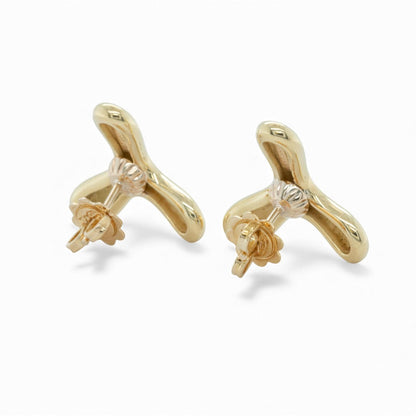 Tiffany & Co. Jacks 18k 750 Yellow Gold 18mm Earrings 7.8g RETIRED