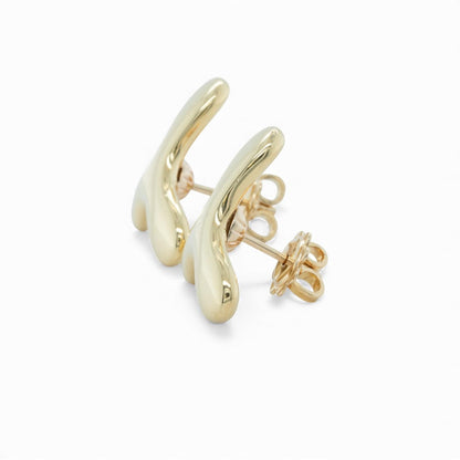 Tiffany & Co. Jacks 18k 750 Yellow Gold 18mm Earrings 7.8g RETIRED