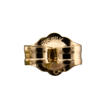 14k White Gold 0.80ctw Emerald & Baguette Diamond 0.67ctw H SI1 Dangle Earrings