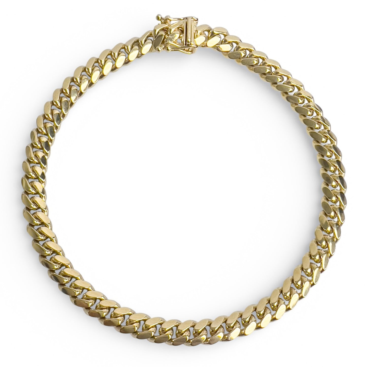 14k Yellow Gold Miami Cuban Link 6.00mm Chain Bracelet 8.75" 26.2g