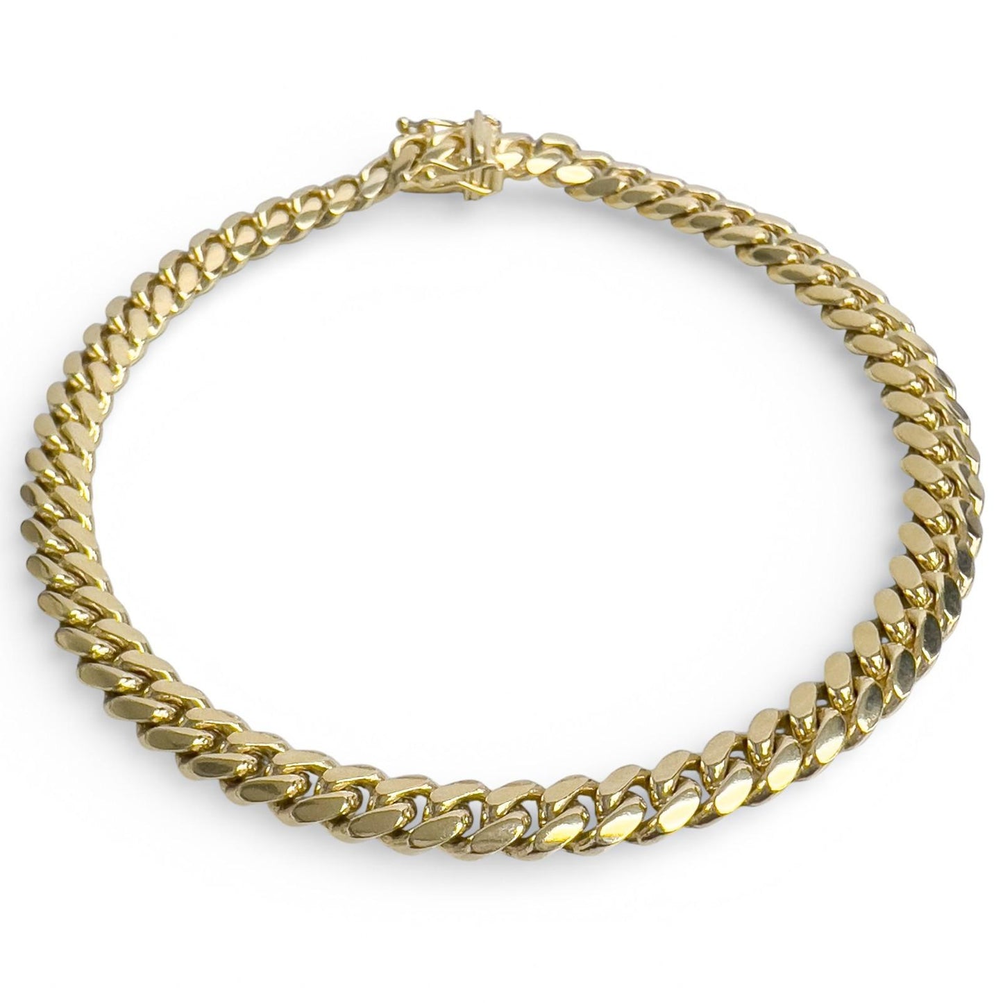 14k Yellow Gold Miami Cuban Link 6.00mm Chain Bracelet 8.75" 26.2g