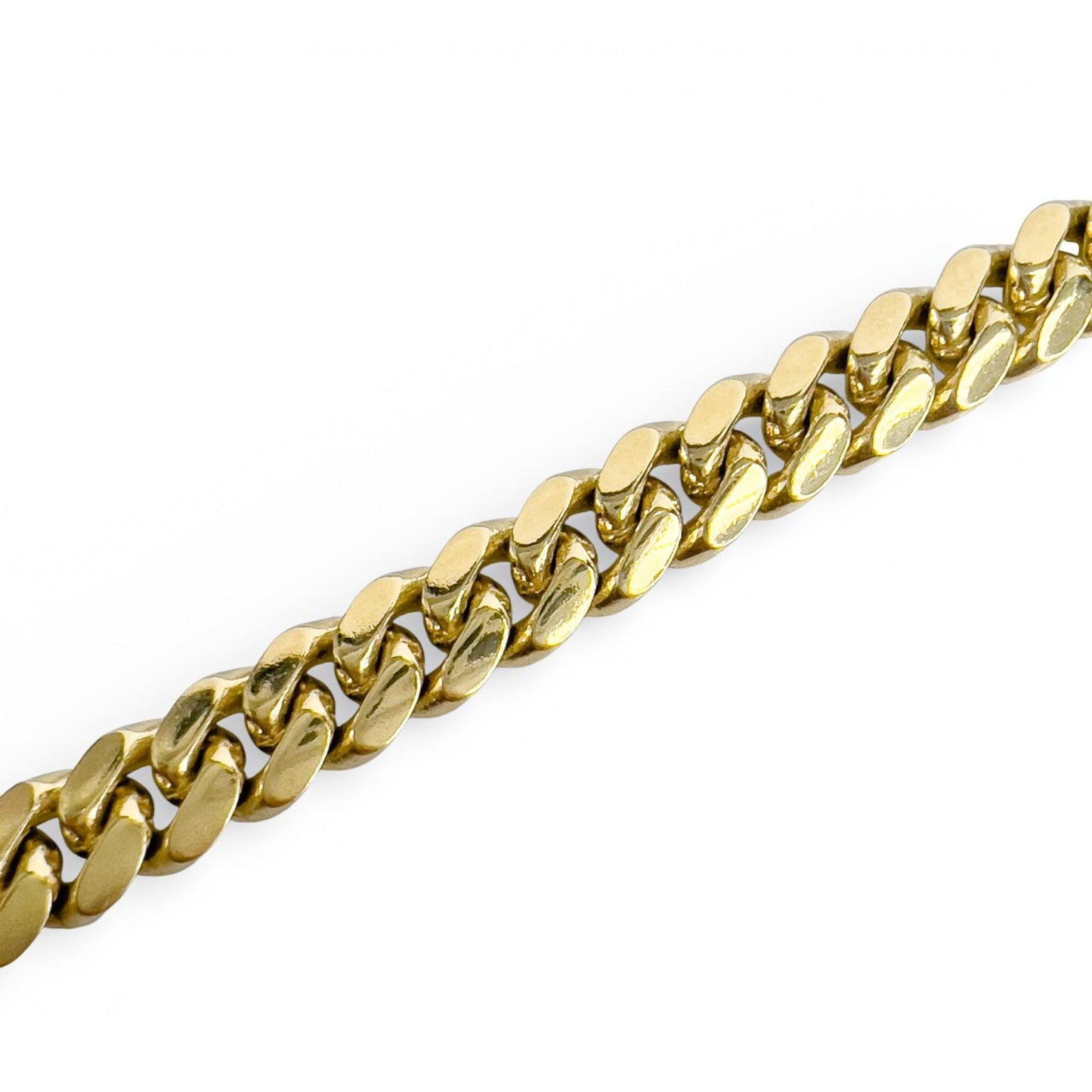 14k Yellow Gold Miami Cuban Link 6.00mm Chain Bracelet 8.75" 26.2g
