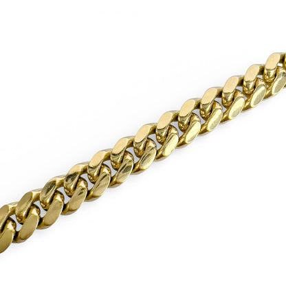 14k Yellow Gold Miami Cuban Link 6.00mm Chain Bracelet 8.75" 26.2g