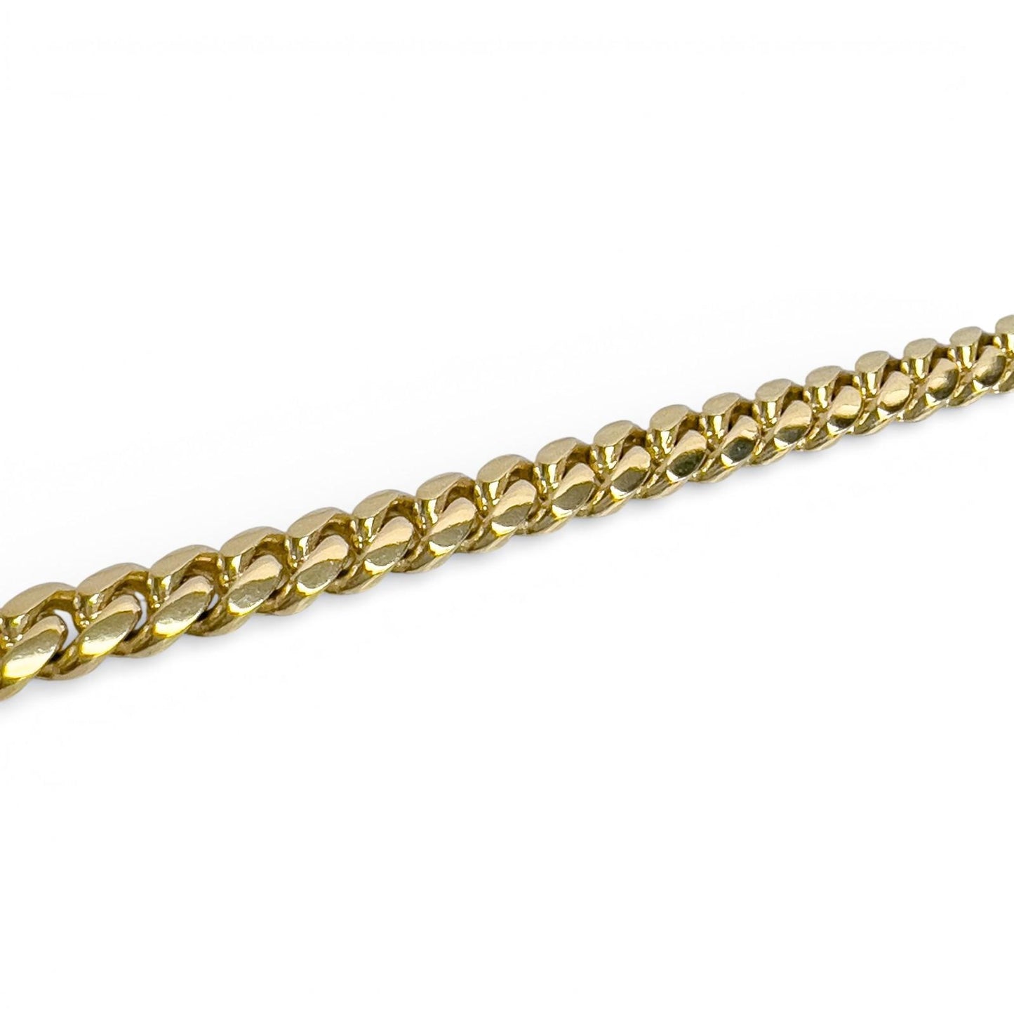 14k Yellow Gold Miami Cuban Link 6.00mm Chain Bracelet 8.75" 26.2g