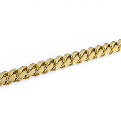 14k Yellow Gold Miami Cuban Link 6.00mm Chain Bracelet 8.75" 26.2g
