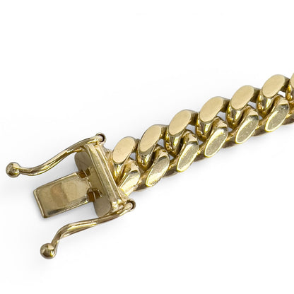 14k Yellow Gold Miami Cuban Link 6.00mm Chain Bracelet 8.75" 26.2g