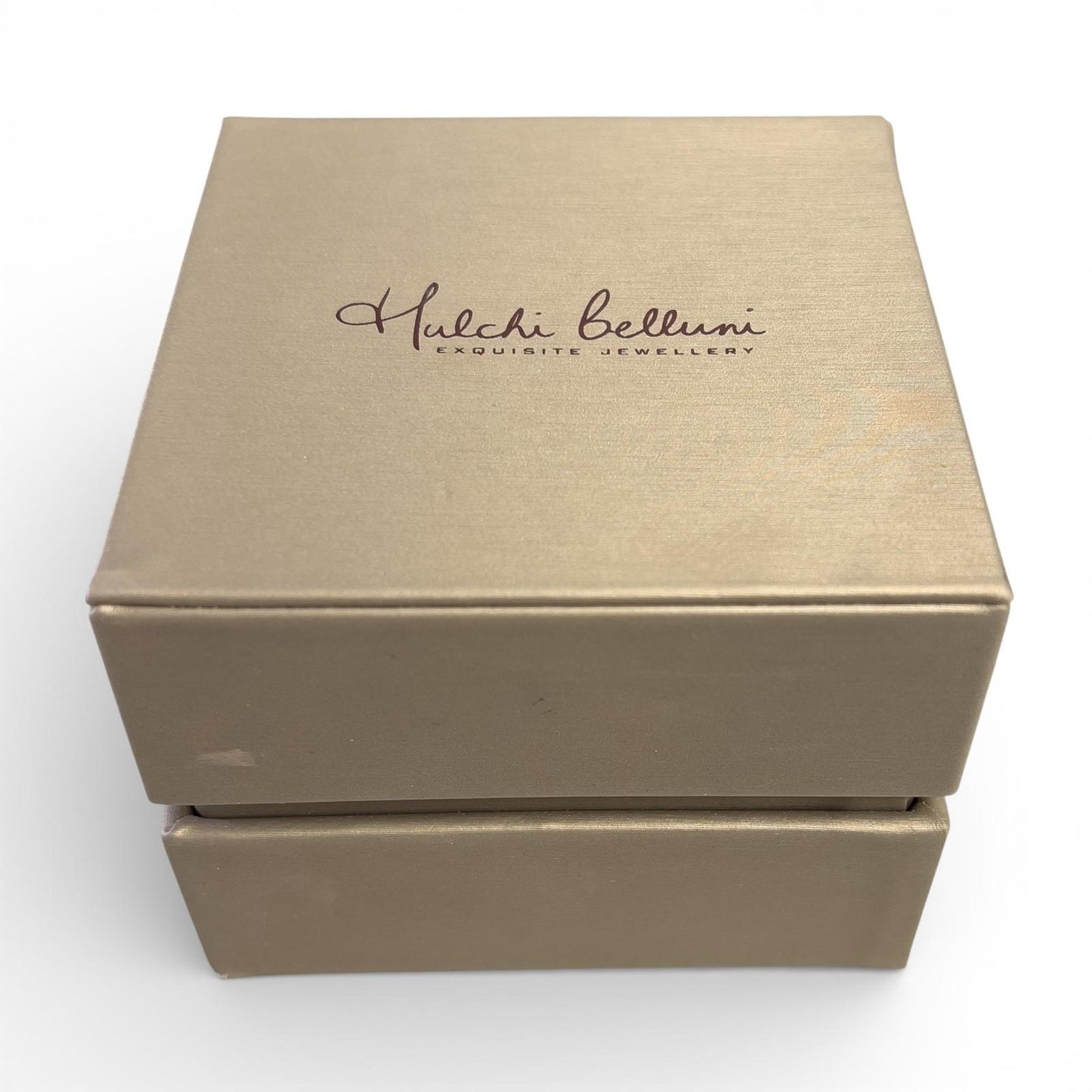 Hulchi Belluni Tresore Trio Diamond 18k Gold Slider Stretch Bracelet BOX + CARD