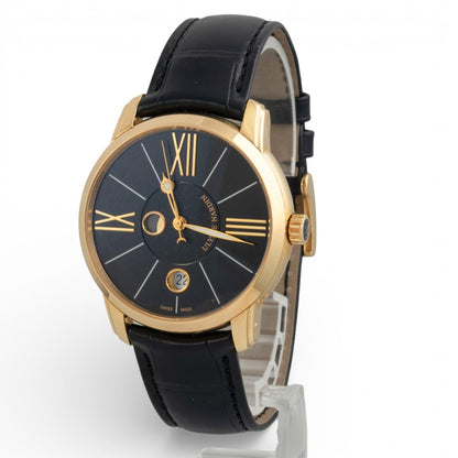 Ulysse Nardin Classico Luna 18K Yellow Gold 40mm Auto Moonphase 8296-122 w/ BOX