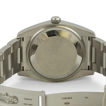 2015 Rolex Air King 114200 White 3-6-9 Arabic Dial 34mm Steel Watch BOX + PAPERS