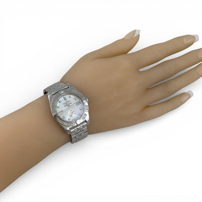 Breitling Galactic Steel MOP Diamond Automatic Ladies 36mm A37330 BOX + PAPERS