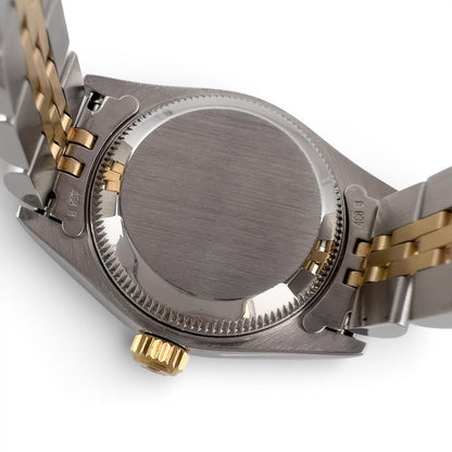 1993 Rolex DateJust 6917 26mm Cmampagne Steel & 18k Gold Ladies JUBILEE Watch