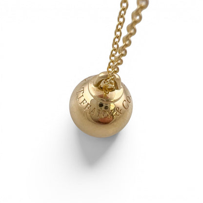 Tiffany & Co. HardWear Ball 18k Yellow Gold 12.5mm Necklace 9.2g 18.5" / 21"