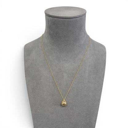 Tiffany & Co. HardWear Ball 18k Yellow Gold 12.5mm Necklace 9.2g 18.5" / 21"