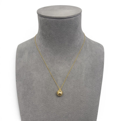 Tiffany & Co. HardWear Ball 18k Yellow Gold 12.5mm Necklace 9.2g 18.5" / 21"