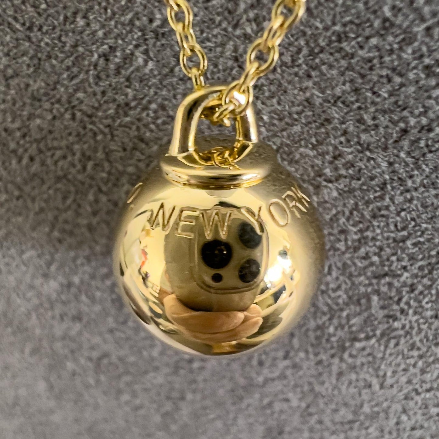 Tiffany & Co. HardWear Ball 18k Yellow Gold 12.5mm Necklace 9.2g 18.5" / 21"