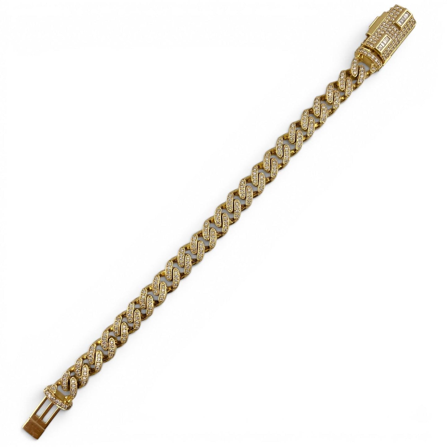 14k Yellow Gold Miami Cuban Link Diamond 9.4mm 7" Bracelet 3.20ctw I I1-I2 42.1g