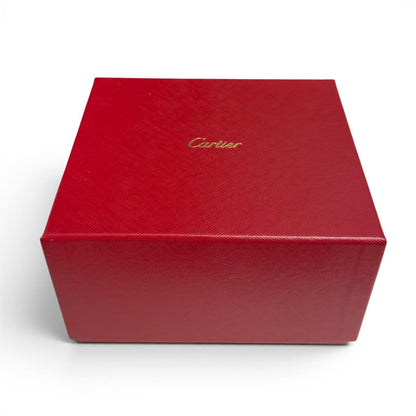 Cartier Santos Dumont WSSA0085 Steel Silver Roman Blue Strap Large BOX + PAPERS