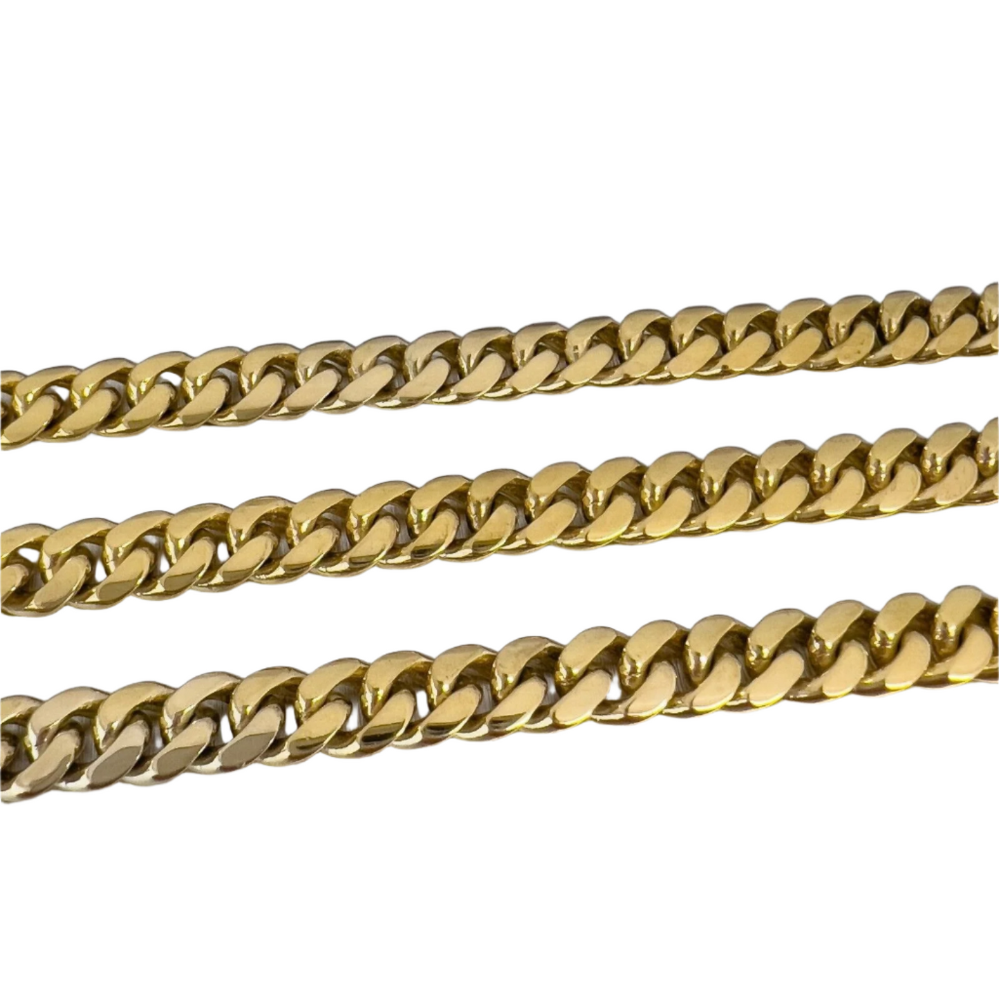 14k Yellow Gold Miami Cuban Link 8.00mm Chain Necklace 22.5" 98.3g HEAVY