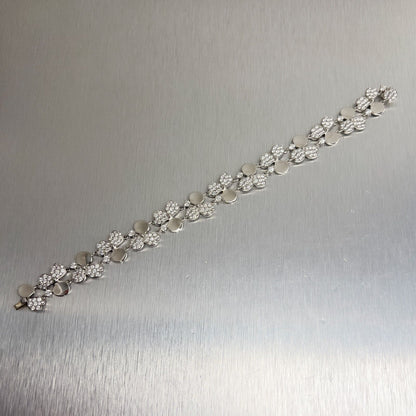 Tiffany & Co. Paper Flowers Platinum 950 Diamond Bracelet 6.75" BOX RET$45,000