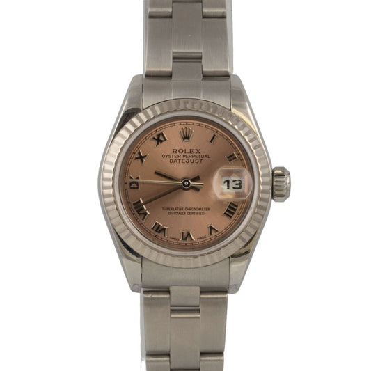 2002 Rolex Datejust 79174 18k Gold & Stainless Salmon Dial 26mm Ladies Watch