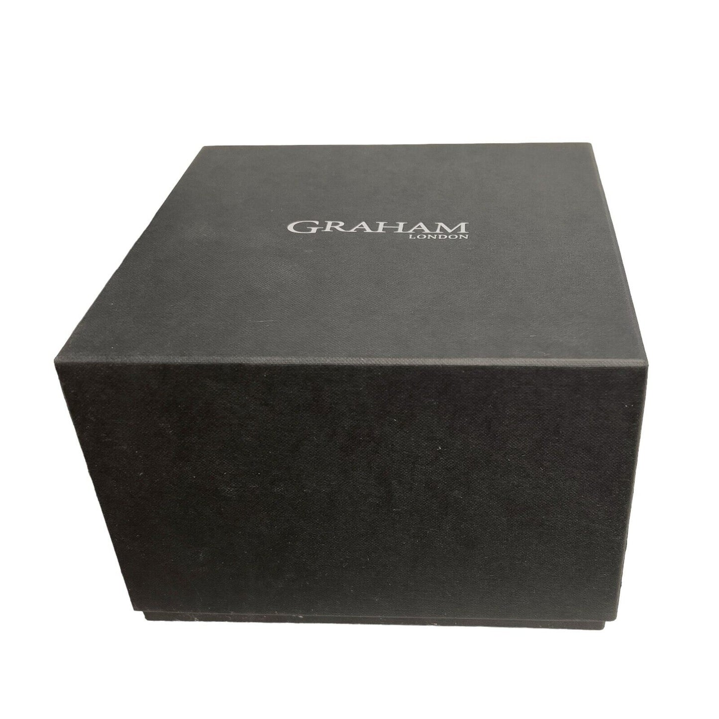 Graham Chronofighter RAC 2CRBS Silver Dial Black Leather 43mm Watch BOX PAPERS