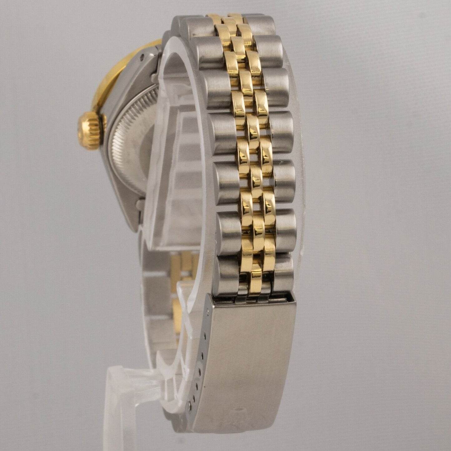 1979 Rolex DateJust 6917 18k Yellow Gold & Stainless MOP Diamond Dial 26mm Watch