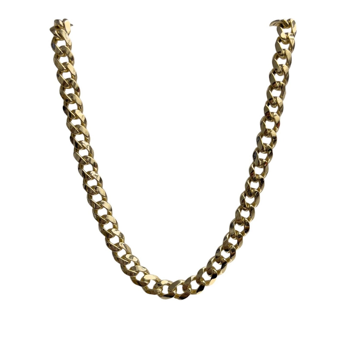 14k Yellow Gold Miami Cuban Link 11.00mm Chain Necklace 196.9g 24.5" HEAVY