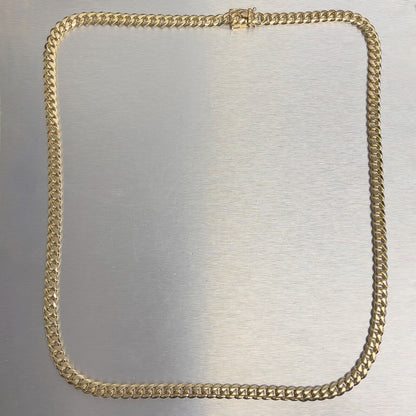 14k Yellow Gold Miami Cuban Link 8.5mm Chain Necklace 195.3g 34" HEAVY