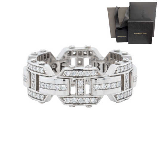 Rockford Collection Platinum Diamond Eternity Band 1.00ctw F-G VS Ring Size 11