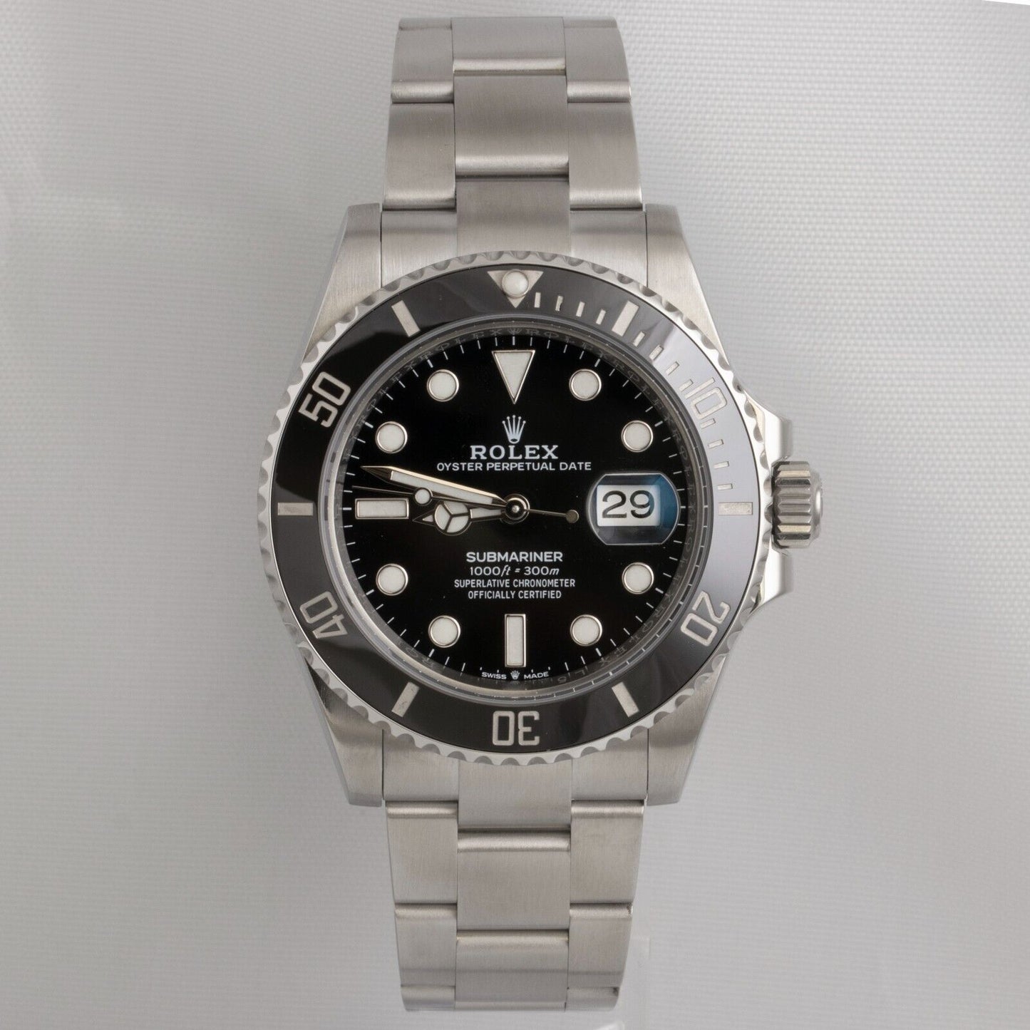 2023 Rolex Submariner Black Stainless Steel 41mm Watch 126610LN BOX & PAPERS