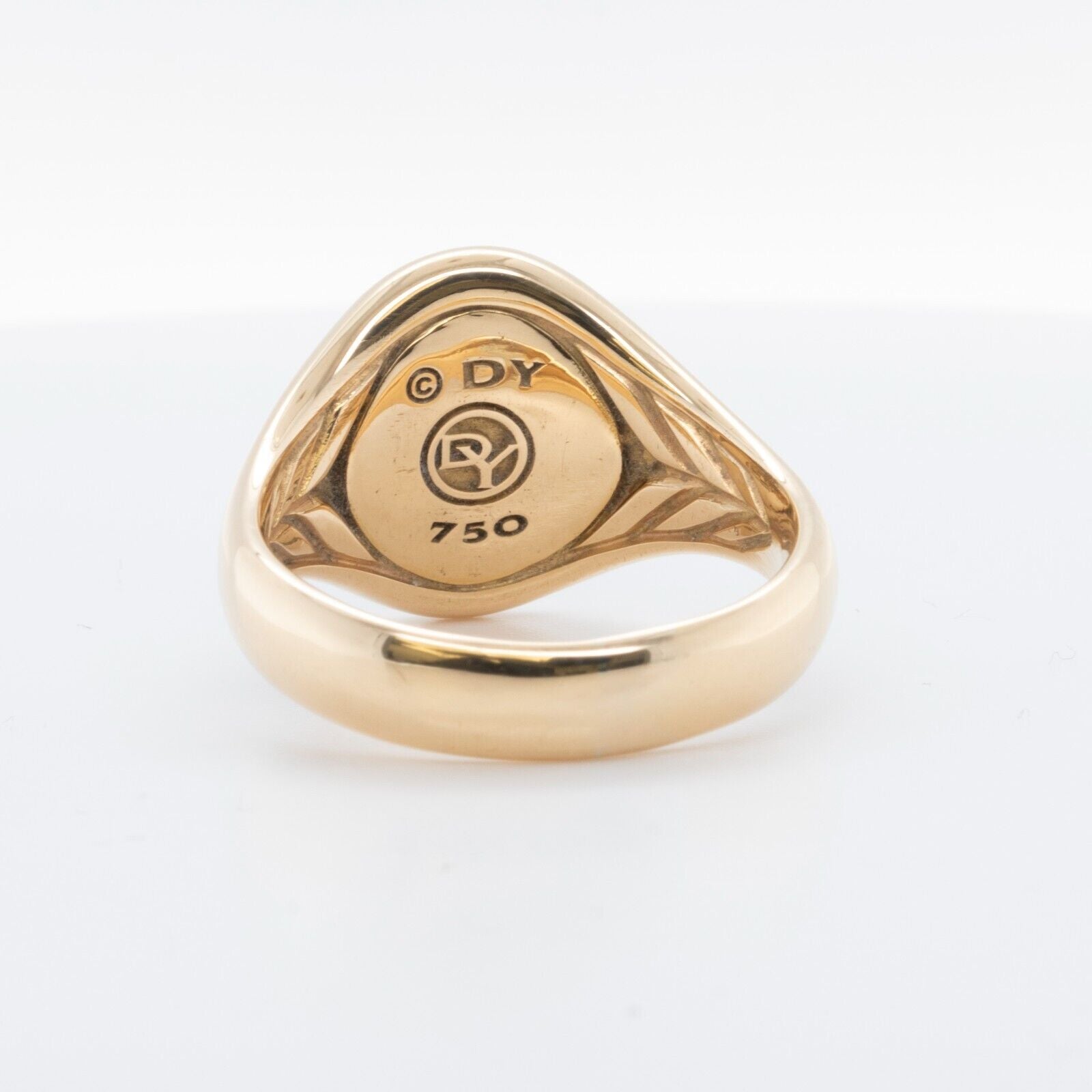 David Yurman Petrvs 750 18k Yellow Gold Bee Black Onyx Pinky Ring