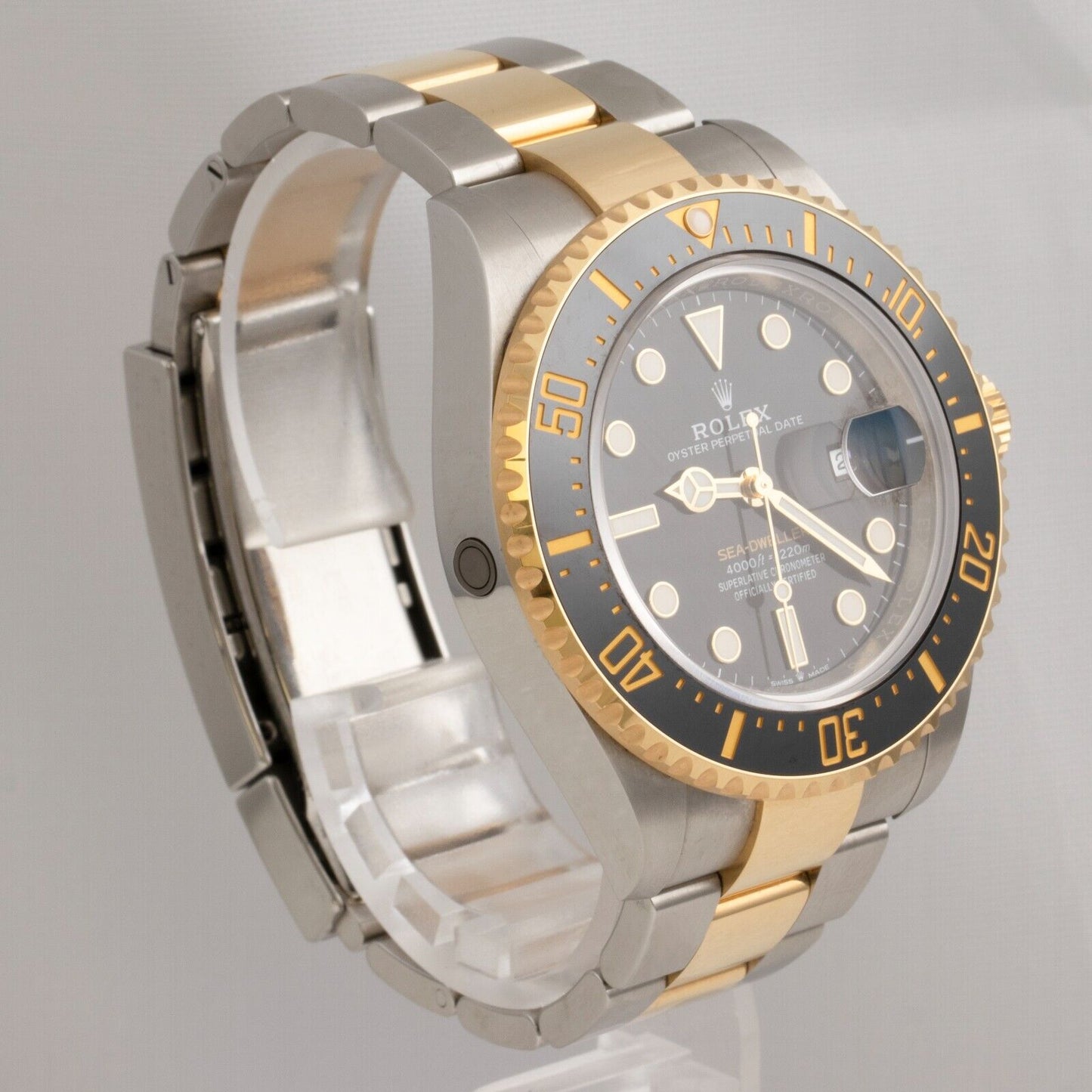 2024 Rolex Sea-Dweller 2-Tone 18k Stainless 43mm Black Watch 126603 BOX + PAPERS