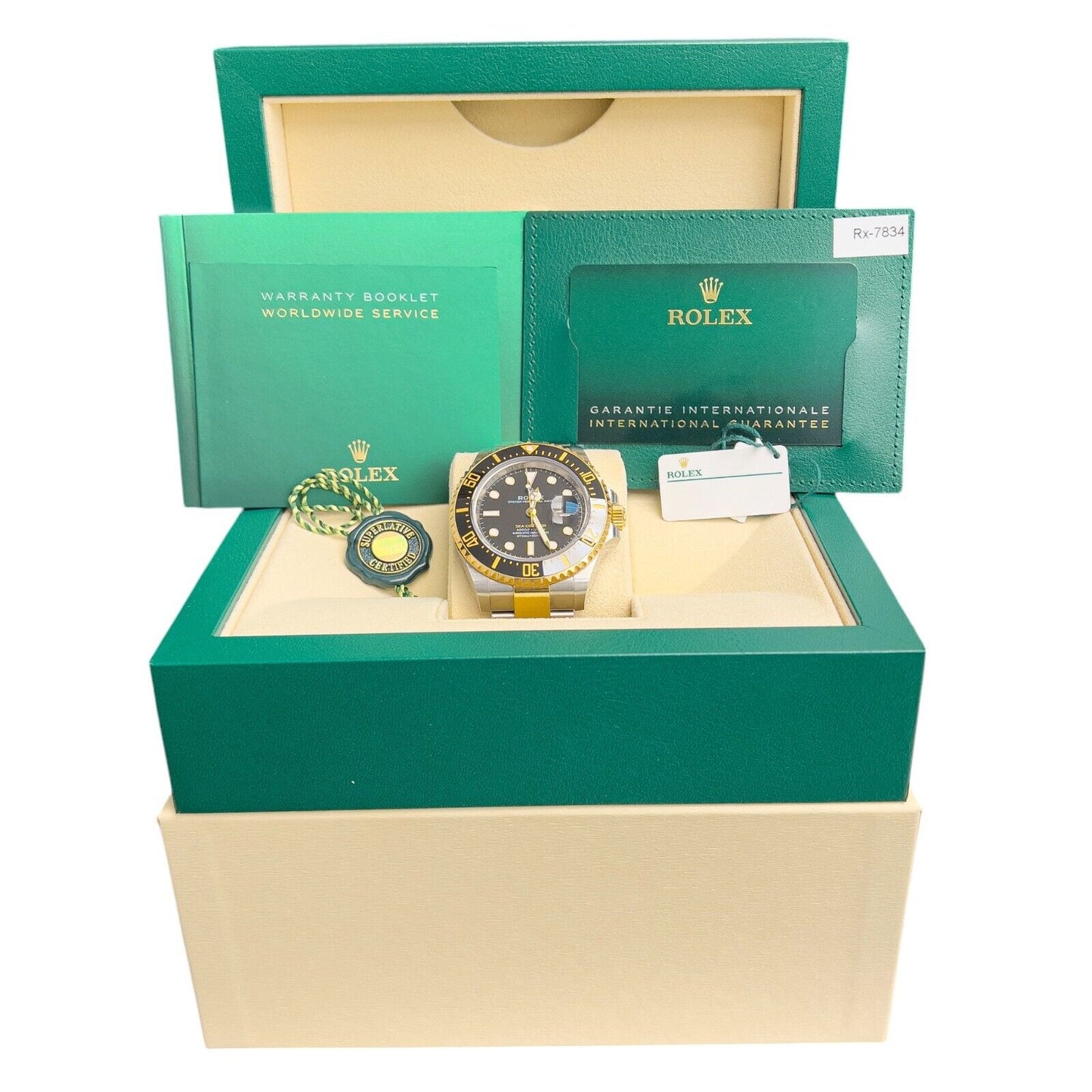 2024 Rolex Sea-Dweller 2-Tone 18k Stainless 43mm Black Watch 126603 BOX + PAPERS