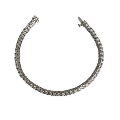 14k White Gold Diamond Tennis Bracelet 4.25ctw G VS2 7.00"