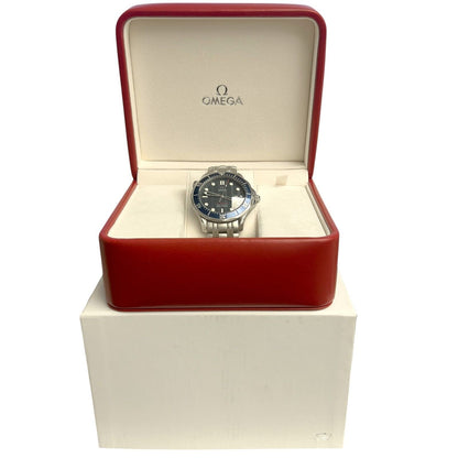 Omega Seamaster Pro James Bond Blue Wave 41mm Watch 2221.80.00 BOX + PAPERS