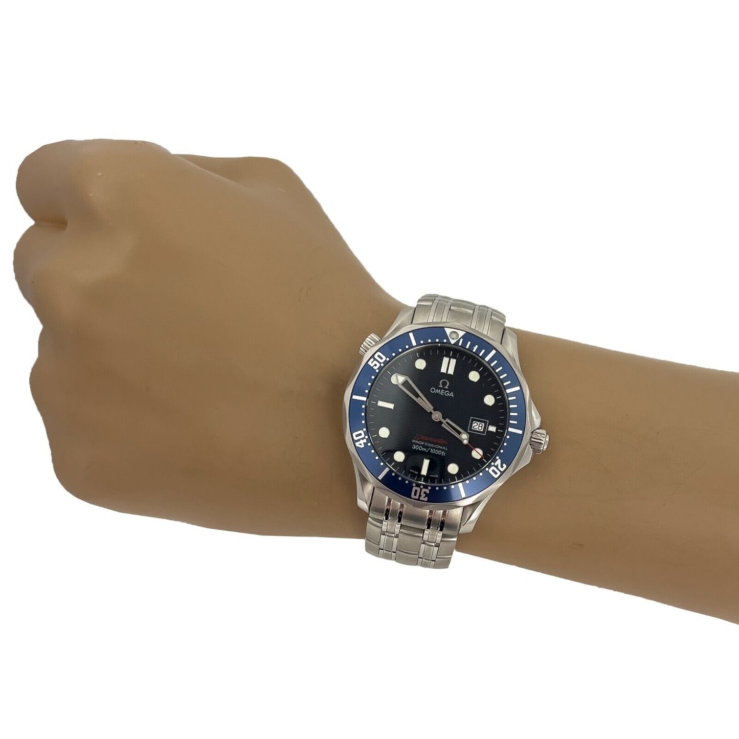 Omega Seamaster Pro James Bond Blue Wave 41mm Watch 2221.80.00 BOX + PAPERS