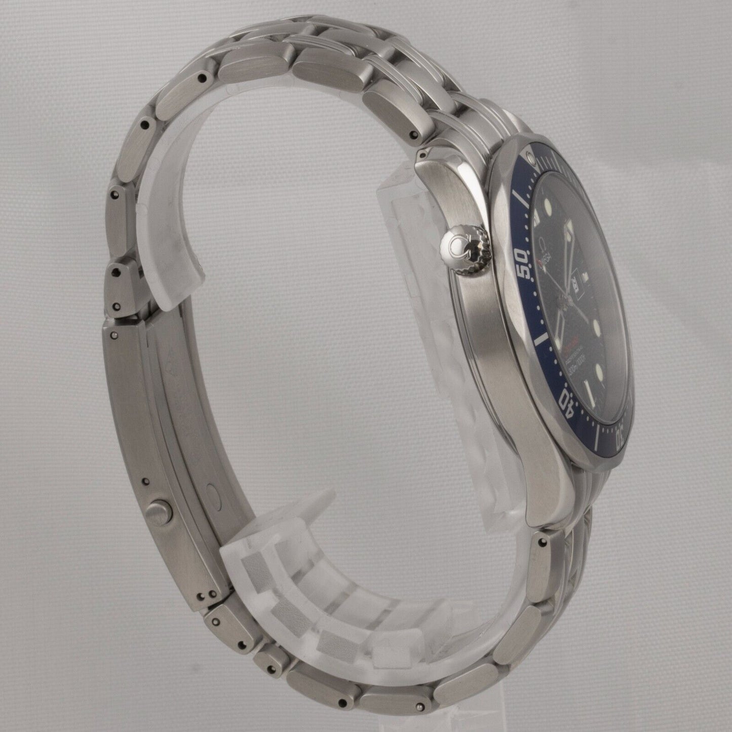Omega Seamaster Pro James Bond Blue Wave 41mm Watch 2221.80.00 BOX + PAPERS