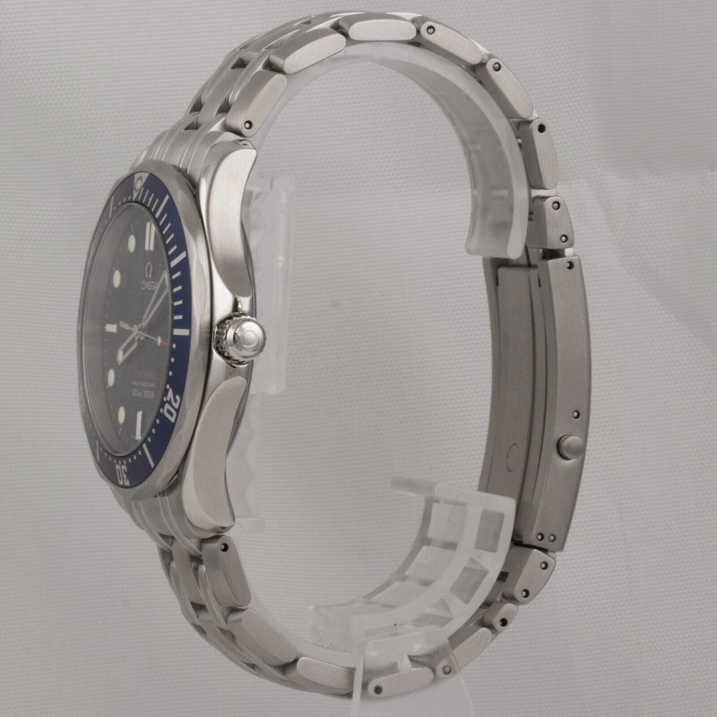 Omega Seamaster Pro James Bond Blue Wave 41mm Watch 2221.80.00 BOX + PAPERS