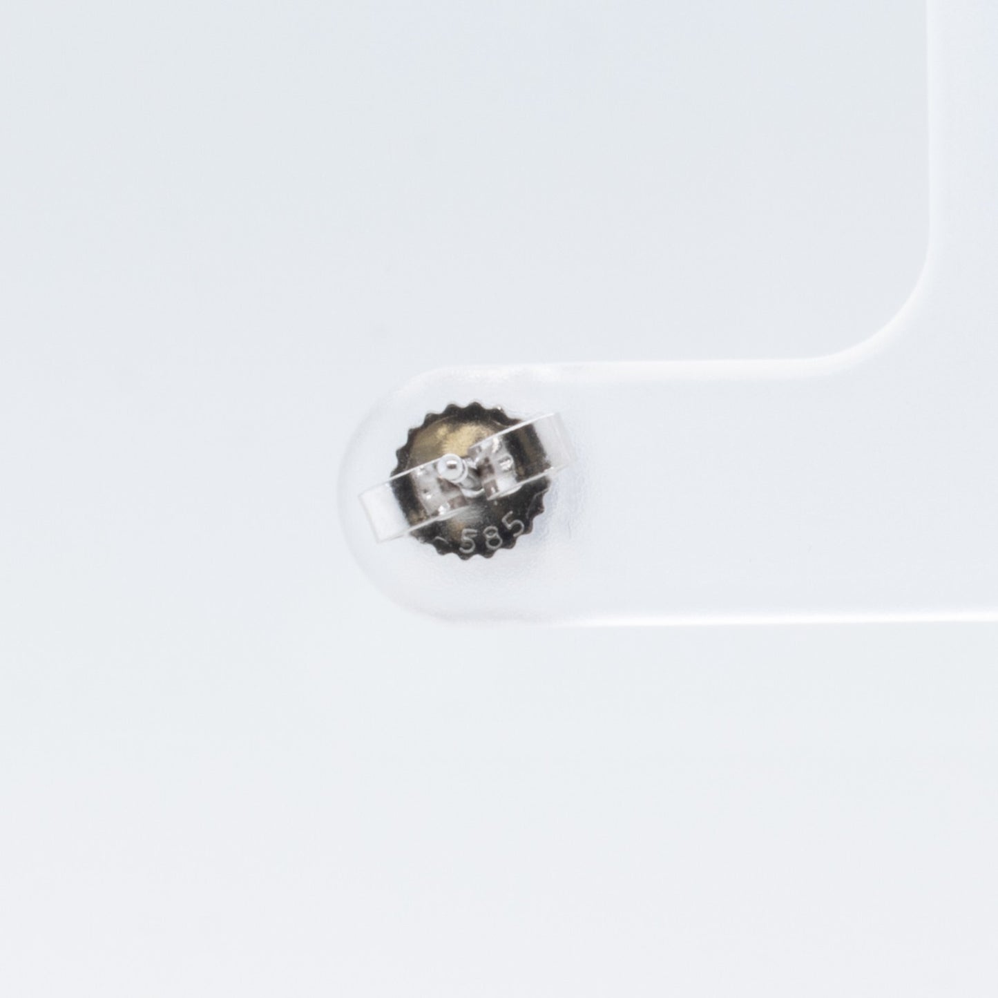 14k White Gold Round GIA Diamond Basket Stud Earrings 1.91ctw I / K SI2